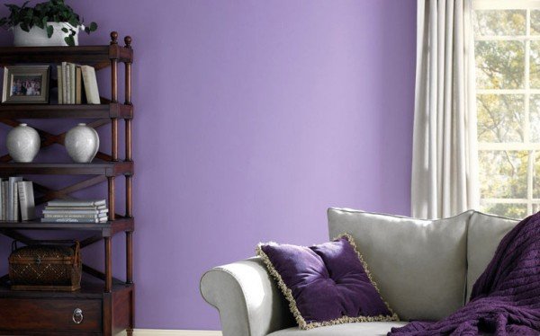 Decora y pinta las paredes en violeta, morado o lila : PintoMiCasa.com