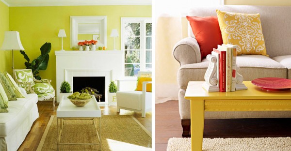 Decoración interior en tonos cÃtricos : pintomicasa.com