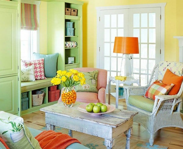 Decoración interior en tonos cÃtricos : pintomicasa.com
