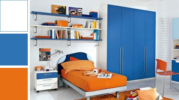 Combinaciones de colores para habitaciones de varones ... Habitaciones azules