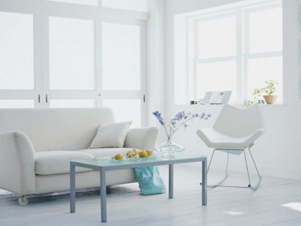 interior sofa blanco