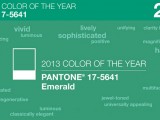 Verde esmeralda, el color Pantone para el 2013