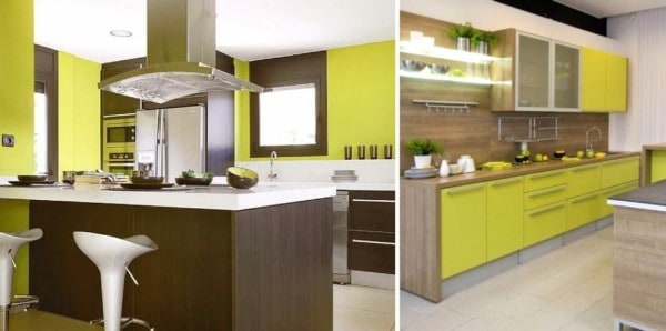 Pinta tu cocina de colores alegres : pintomicasa.com Cocinas rojas y verdes