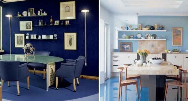 Color de paredes con piso azul : pintomicasa.com