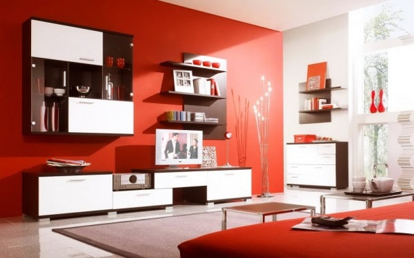 El color rojo en la decoración : pintomicasa.com
