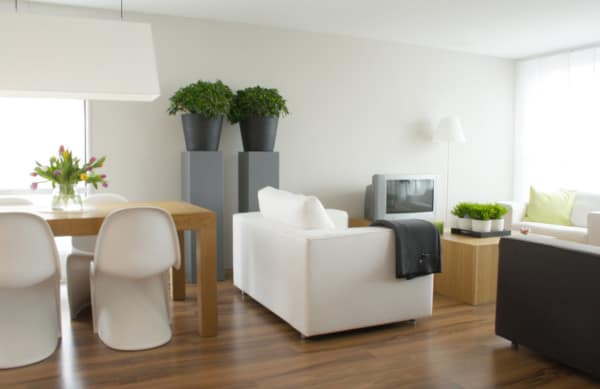 Salon decorado