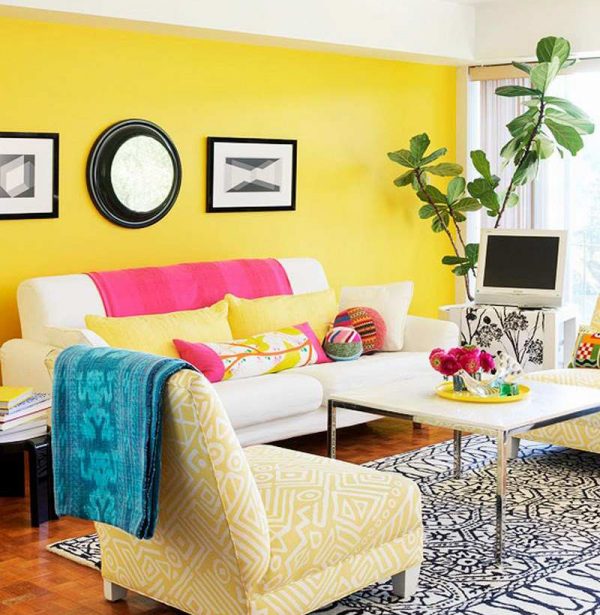 Combinaciones de colores alegres para pintar una habitación ...