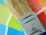 Cómo teñir una pintura blanca con entonadores