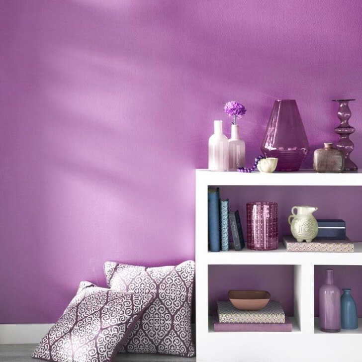 Cuidar delincuencia Empotrar Decora y pinta las paredes en violeta, morado o lila – PintoMiCasa.com