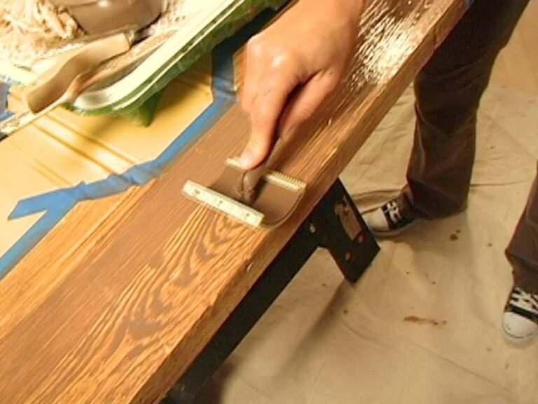 Herramienta para hacer veteado imitación madera