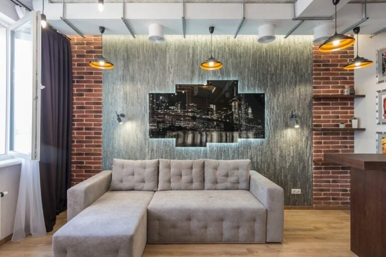Sala estilo loft