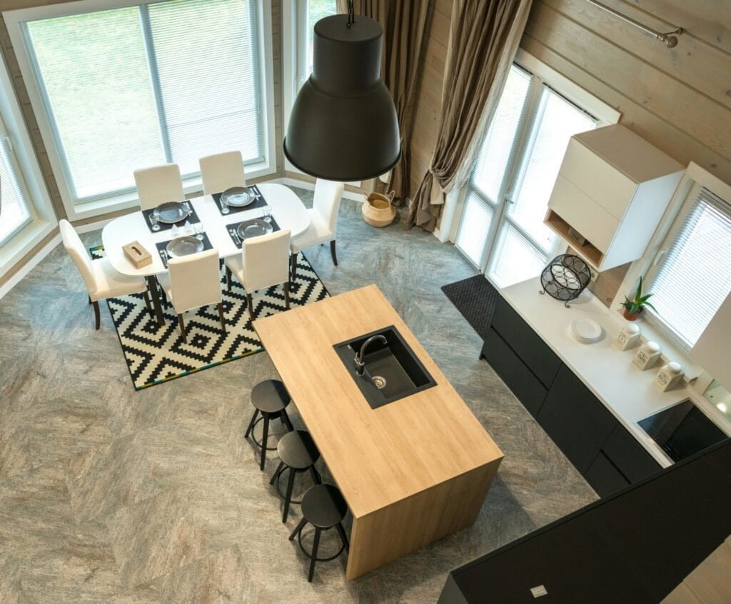 Interior de loft elegante