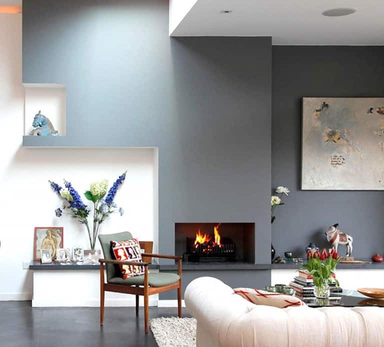 Interior gris satinado