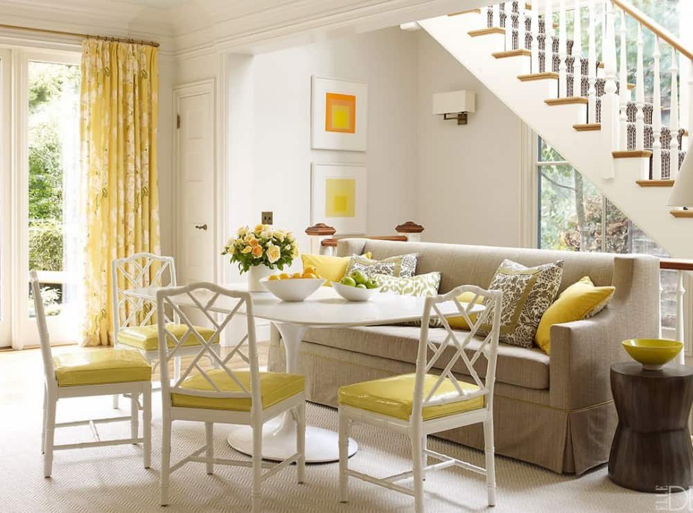 PintoMiCasa.comSi usas toques de color amarillo alegrarás tu casa