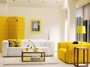 Si usas toques de color amarillo alegrarás tu casa