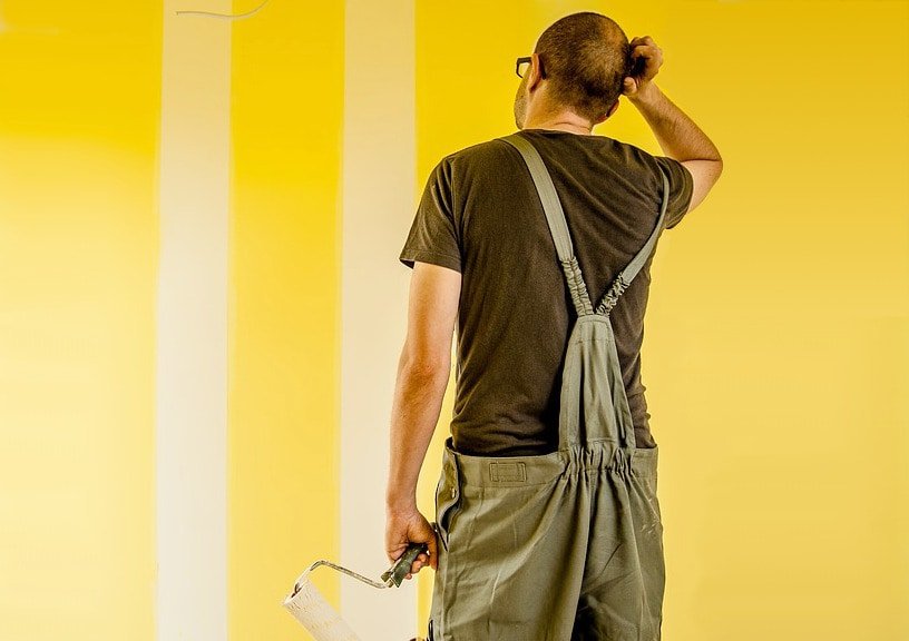 Probando pintura en pared