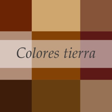 Pinta y decora en colores tierra