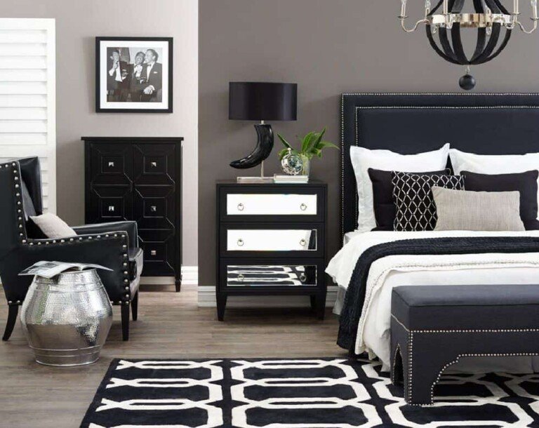 Interior dormitorio elegante