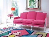 Salón en color rosa