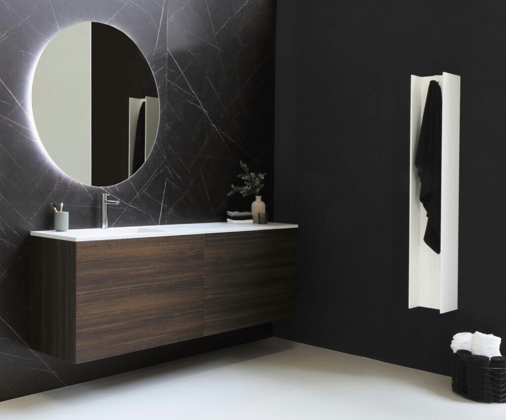 Baño de color negro