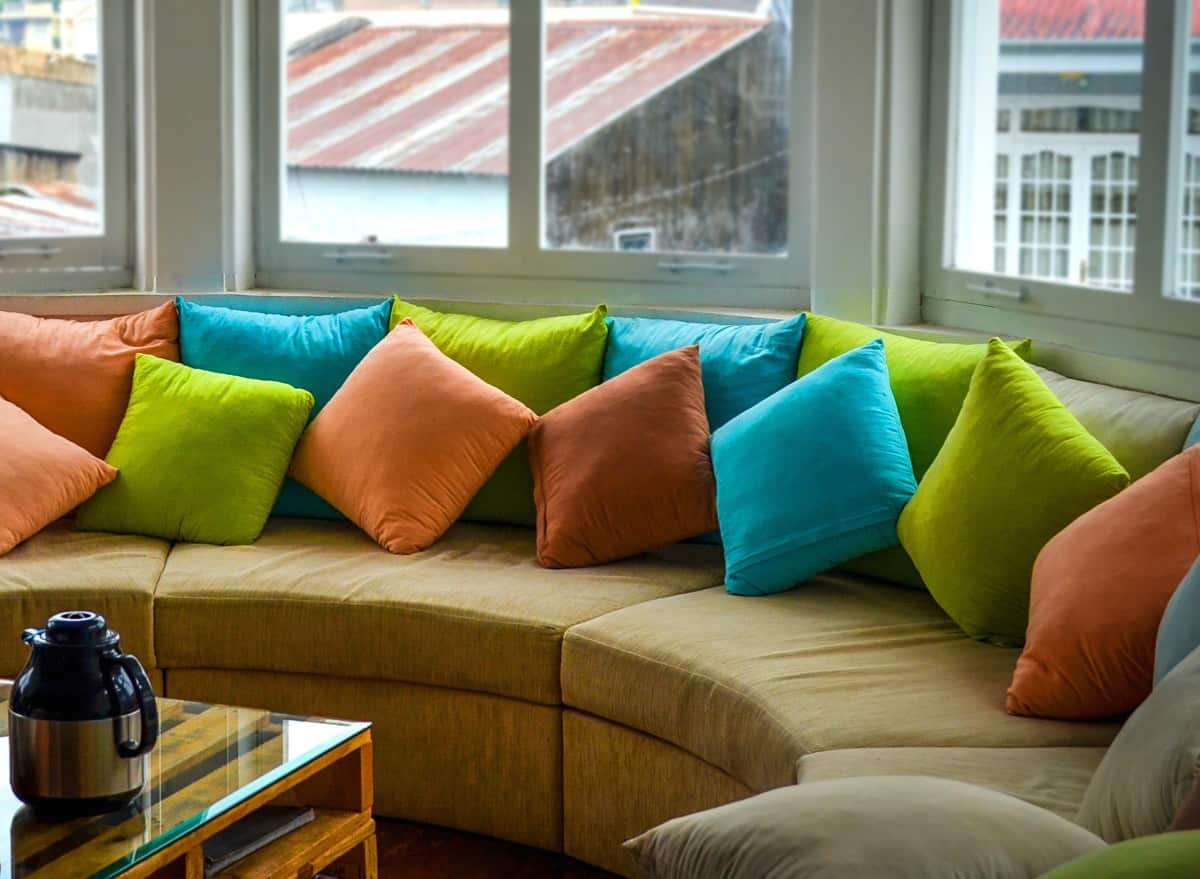 Almohadones de colores