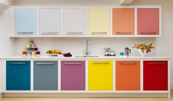 Cocina multicolor