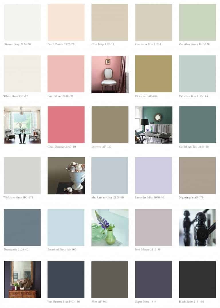 PintoMiCasa.comNueva paleta de colores Benjamin Moore 2014