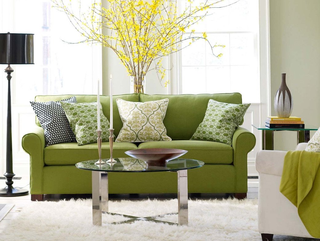 Sofa verde