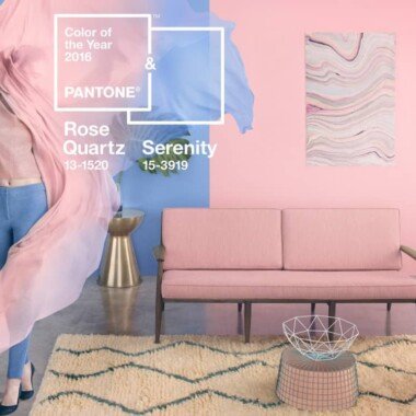 Colores Pantone 2016, Rose Quartz y Serenity