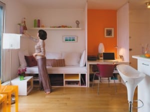 Cómo pintar un monoambiente, colores e ideas