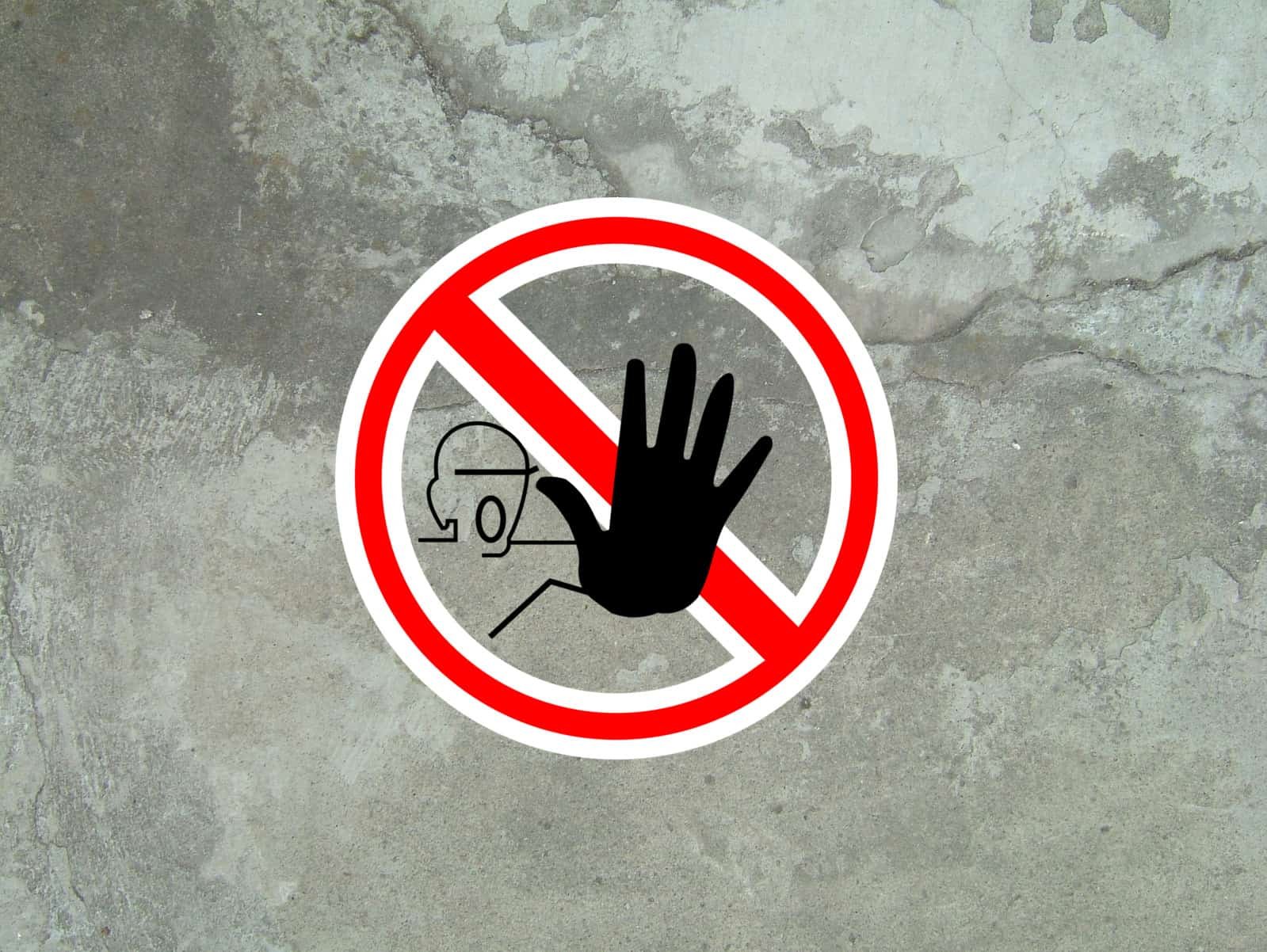 Prohibida humedad