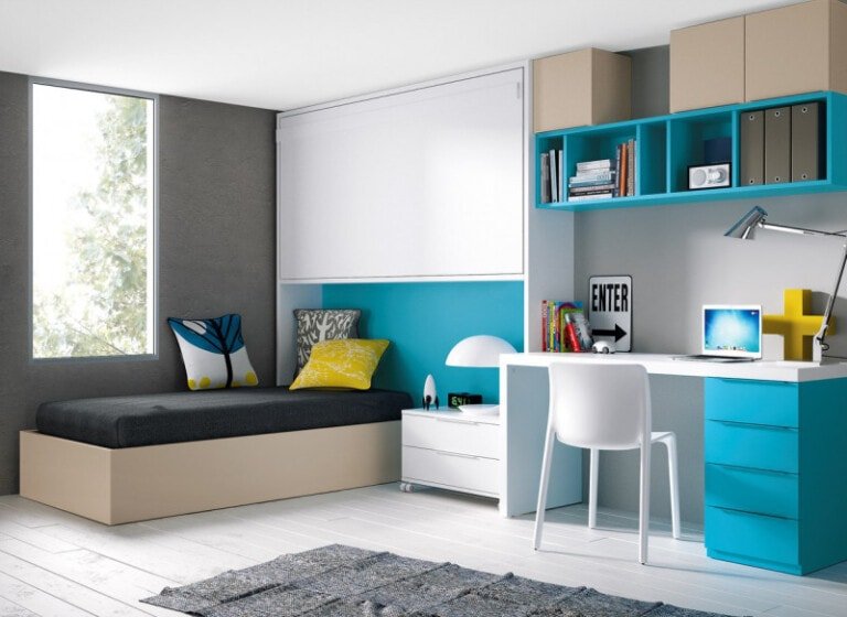 Cuarto moderno de adolescente