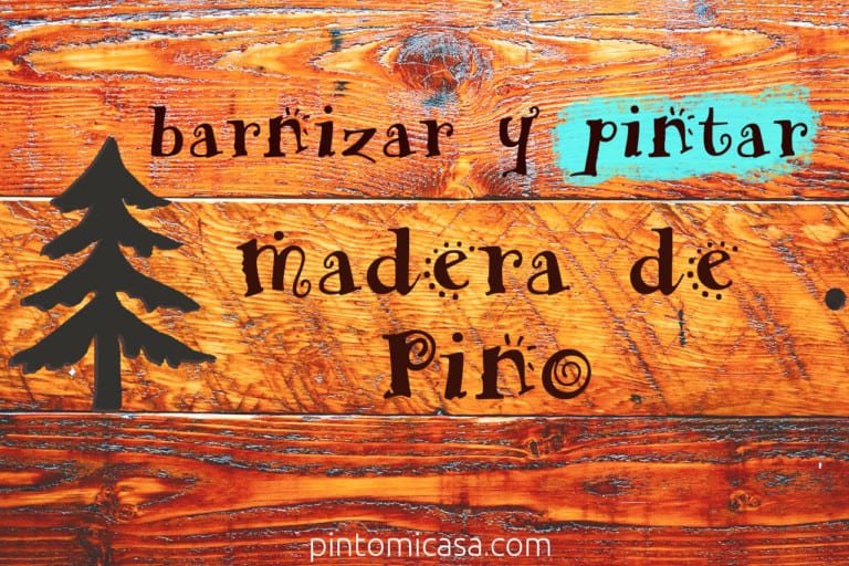 Portada madera de pino barnizada