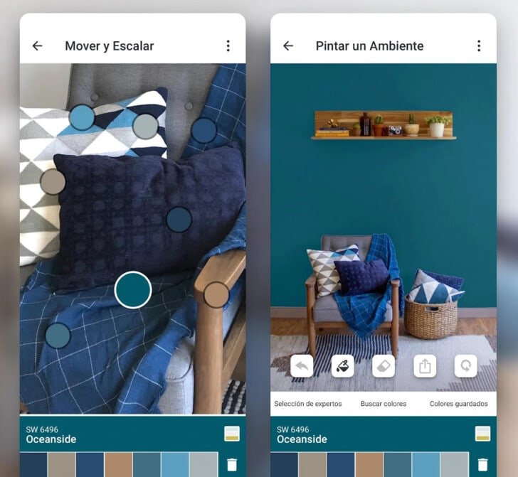 App para reconocer colores ColorSnap Visualizer
