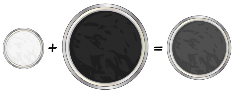 Cómo se hace el gris oscuro
