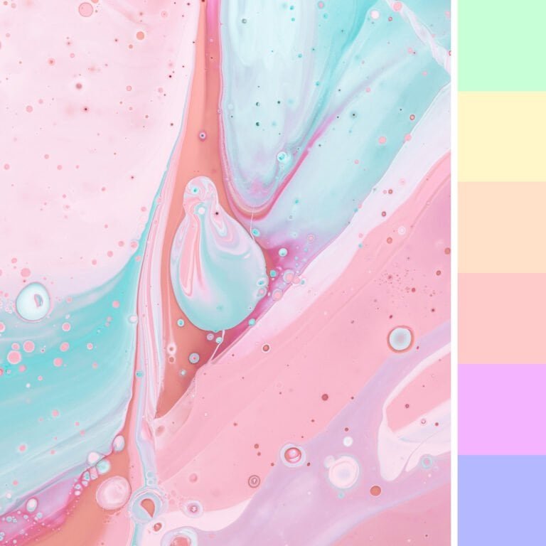 Pinturas de colores pasteles
