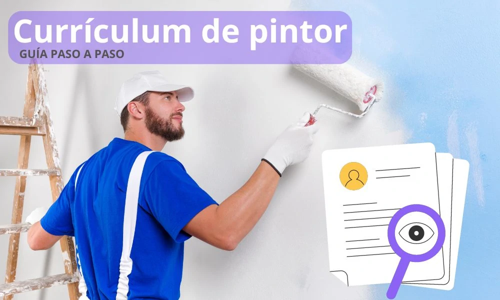 Portada de la guía paso a paso de cómo hacer un currículo para pintor