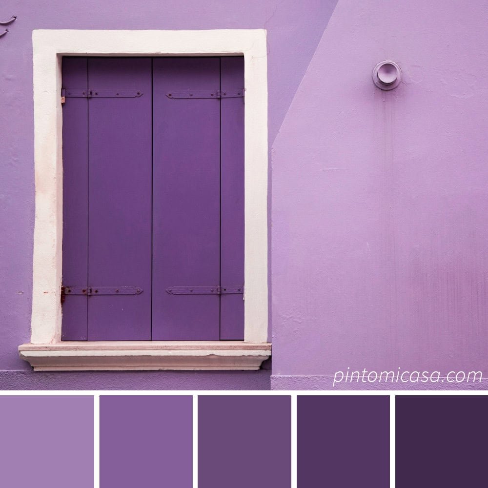 Significado del morado en casa