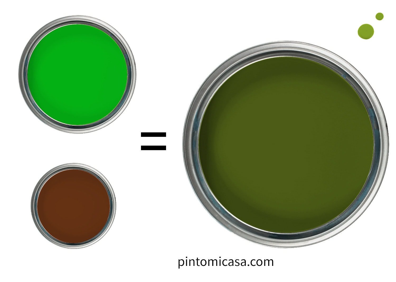 4 formas de hacer el color Verde Oliva – PintoMiCasa
