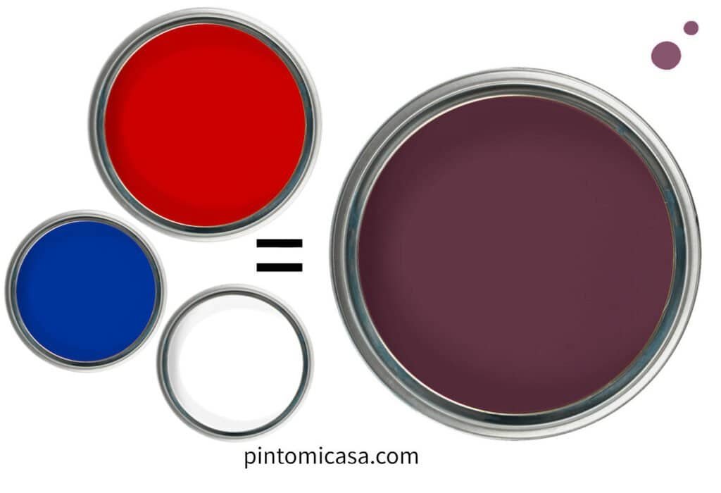 Cómo se hace el color borravino