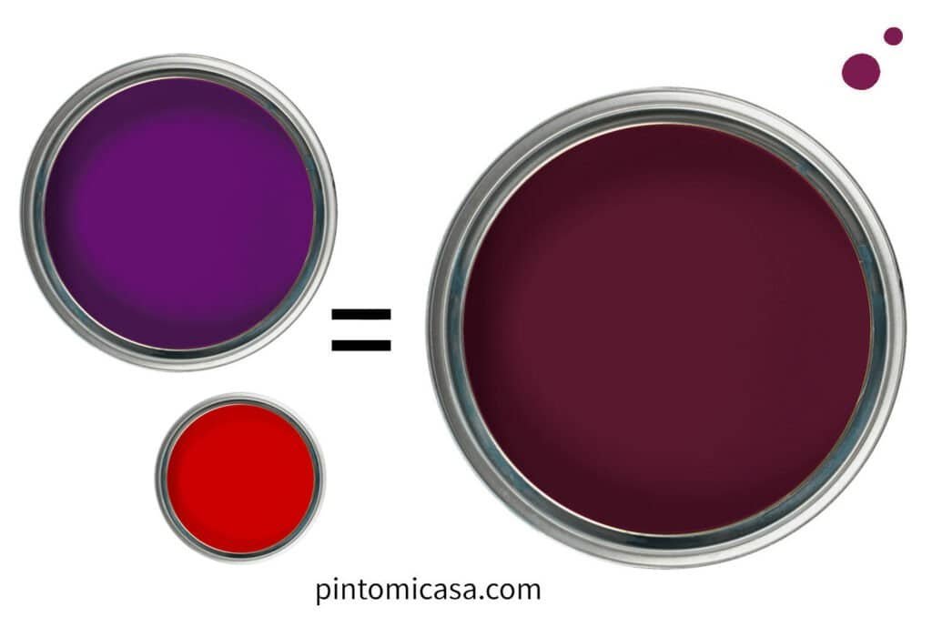 Cómo se hace el color bordó