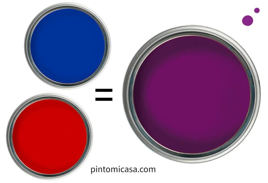 Cómo se hace el color morado