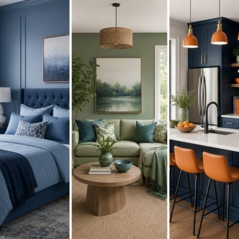 Ejemplos de esquemas de colores en decoración de interiores