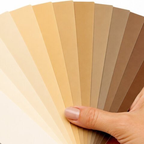 Carta de colores beiges