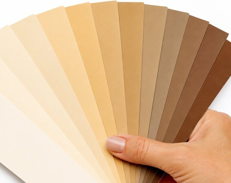Carta de colores beiges